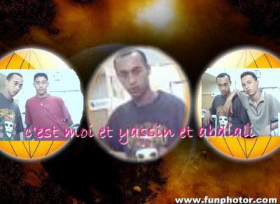 c'est moi et hicham et abdo